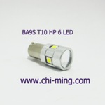 BA9S T10 HP-6 LED-W 